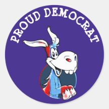 Proud-Demokratische politische Party Donkey Patrio