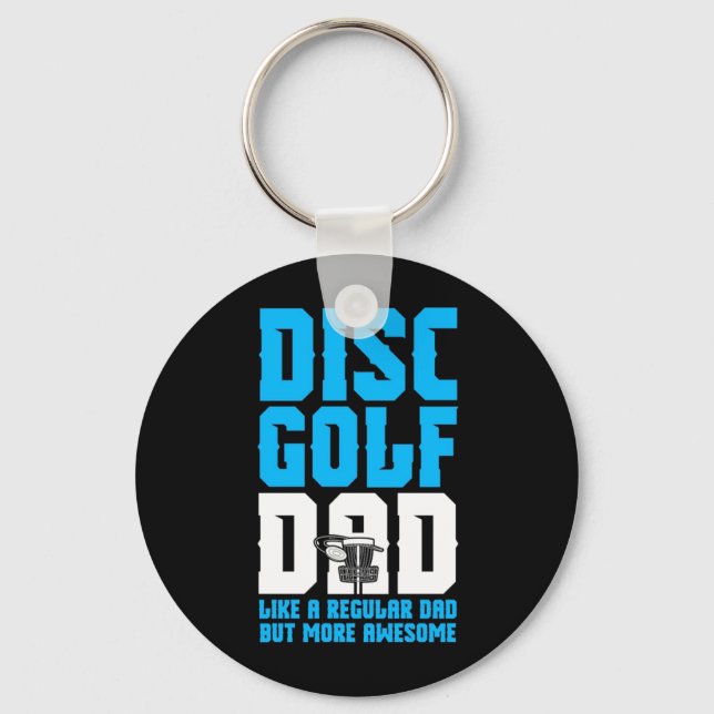Proud Disk Golf Vater Schlüsselanhänger (Vorderseite)