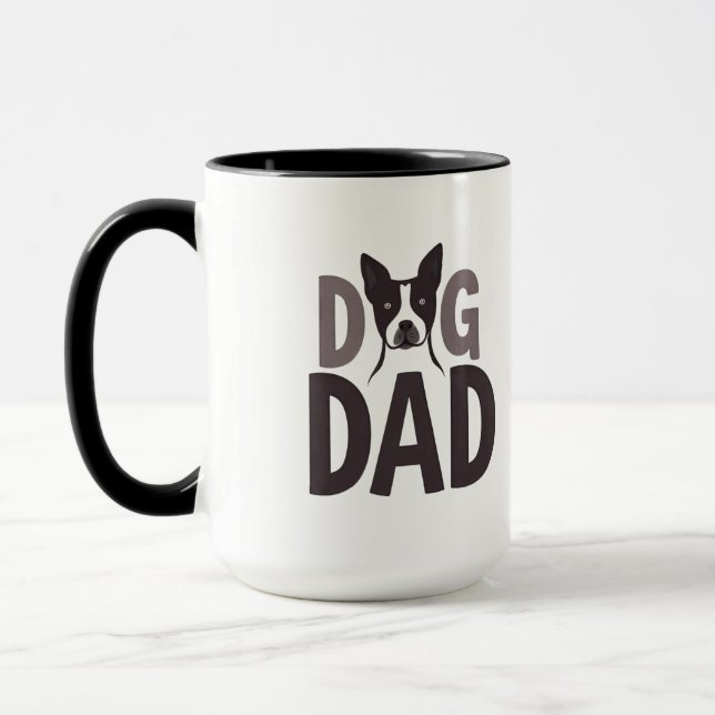 Proud Dog Dad Apparel & Accessories Tasse (Links)