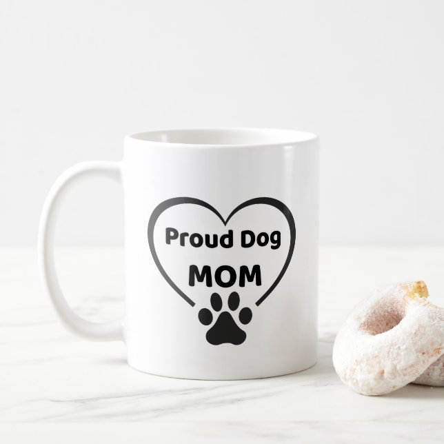 Proud Dog Mom Mug (Avec donut)