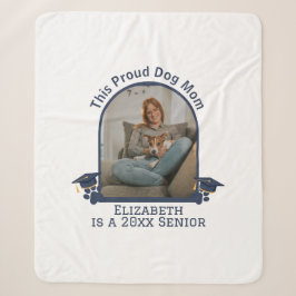 Proud Dog Mum ist ein Senior - Custom Abschluss Sherpadecke