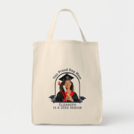 Proud Dog Mum ist ein Senior - Custom Abschluss Tragetasche
