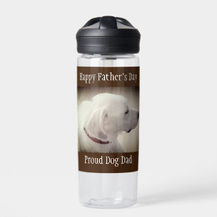 Proud Dog Vater Dark Brown Trinkflasche