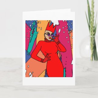 Proud Drag Queen Inspiriert Karte