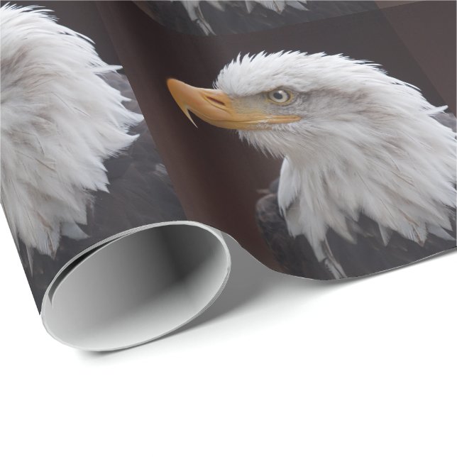 Proud Eagle Wrapping Paper Geschenkpapier (Rolleneckpunkt)