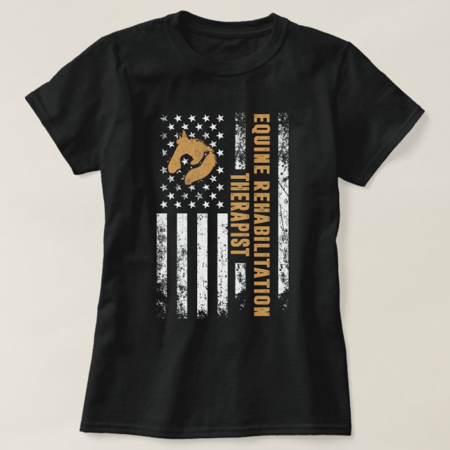 Proud Equity Rehabilitationstherapeut Miracle Job T-Shirt (Design vorne)