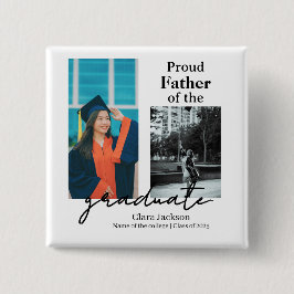 Proud father of a graduate button
