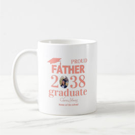 Proud Father personalized graduation Kaffeetasse