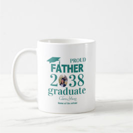 Proud Father personalized graduation Kaffeetasse