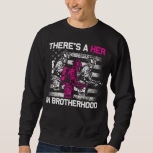 Proud Female Feuerwehrfrau Frauen Feuerwehrmädche Sweatshirt
