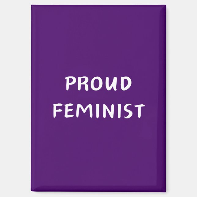 Proud Feminist - Magnet (Vorderseite)