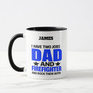 Proud Firefighter Dad Tasse