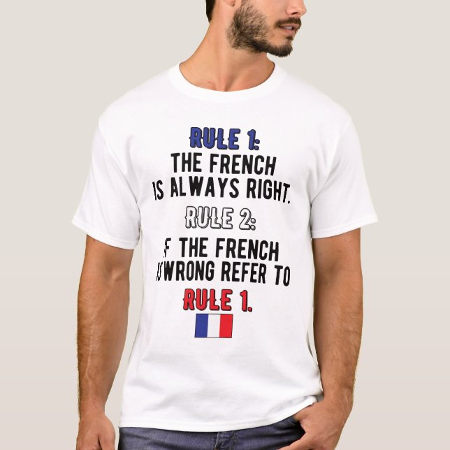 Proud French Roots France Flag Französisches Erbe T-Shirt (Vorderseite)