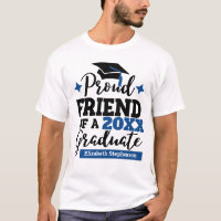 Proud Friend 2022 Absolvent schwarzen blauen Tasse