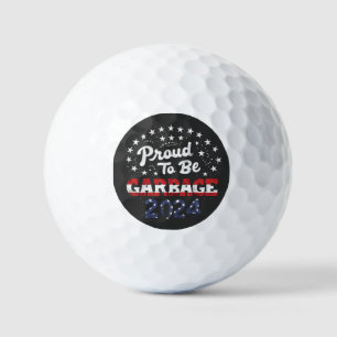 Proud Garbage Puerto Rico Latinos für Trump Golfball