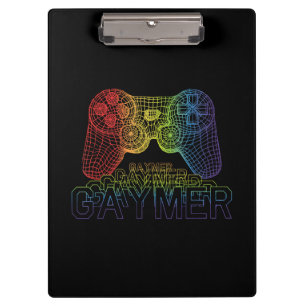 Proud Gaymer, Gay Pride Gaming Klemmbrett