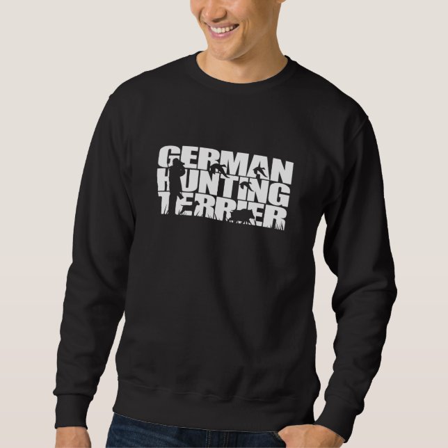 Proud German Hunting Terrier hunting hound dog bre Sweatshirt (Vorderseite)