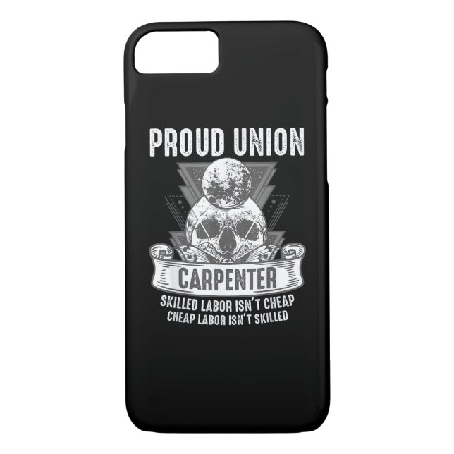 Proud Gewerkschaft Carpenter Qualifizierte Arbeit  Case-Mate iPhone Hülle (Rückseite)