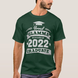 Proud Glamma der Klasse 2022 Graduate Graduatio T-Shirt