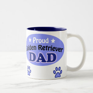 Proud Golden Retriever Vater Zweifarbige Tasse