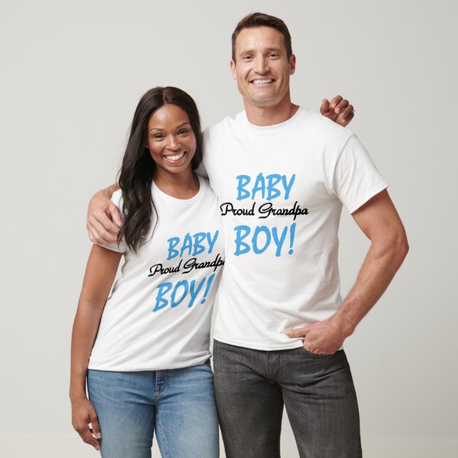 Proud Grandpa Baby Boy Tshirts und Geschenke (Unisex)