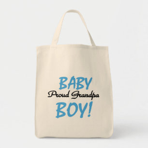 Proud Grandpa Baby Boy Tshirts und Geschenke Tragetasche