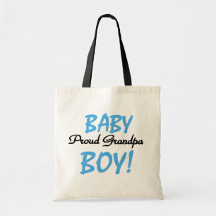 Proud Grandpa Baby Boy Tshirts und Geschenke Tragetasche