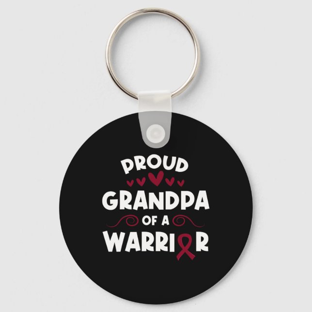 Proud Grandpa einer Sichelzellkrieger-Sichelzelle Schlüsselanhänger (Vorderseite)