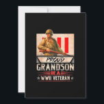Proud Grandson eines Wwii-Veteranen Einladung<br><div class="desc">Proud Grandson eines Wwii-Veteranen</div>
