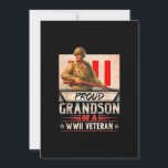 Proud Grandson eines Wwii-Veteranen Einladung<br><div class="desc">Proud Grandson eines Wwii-Veteranen</div>