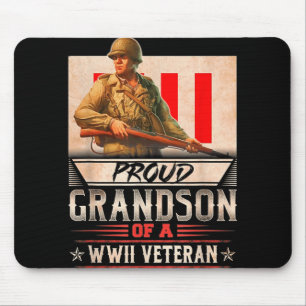 Proud Grandson eines Wwii-Veteranen Mousepad
