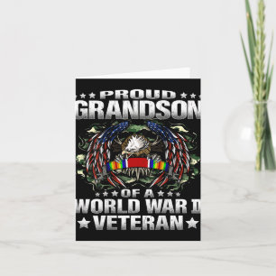 Proud Grandson of a World War 2 Veteran Military V Karte