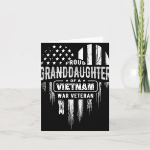 Proud Grandtochter Vietnam Krieg Veteran Opa Gr Karte