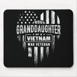 Proud Grandtochter Vietnam Krieg Veteran Opa Gr Mousepad