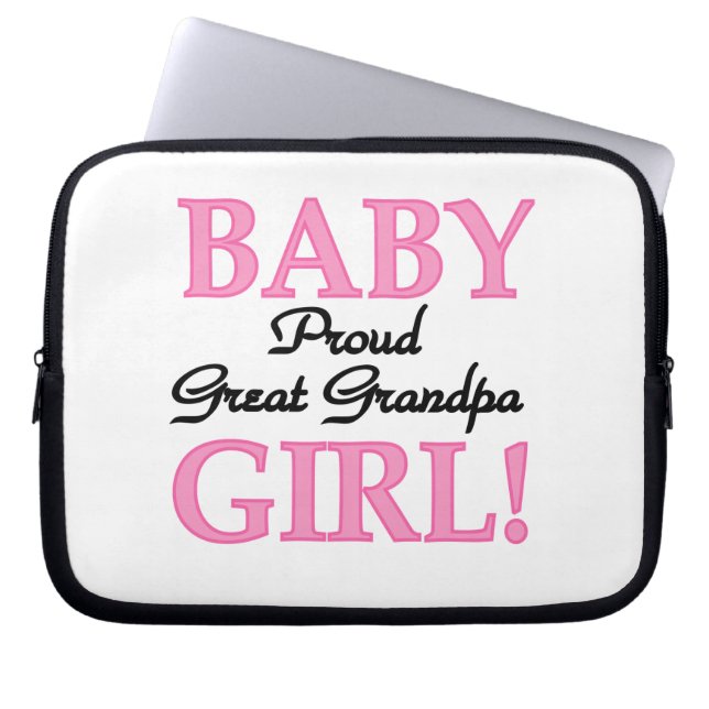Proud Great Grandpa Baby Girls Laptopschutzhülle (Vorderseite)