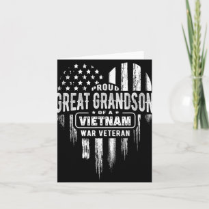 Proud Great Grandson Vietnam Krieg Veteran Amerika Karte