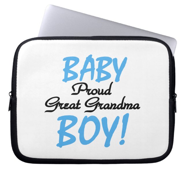 Proud Great Oma Baby Boy Geschenke Laptopschutzhülle (Vorderseite)