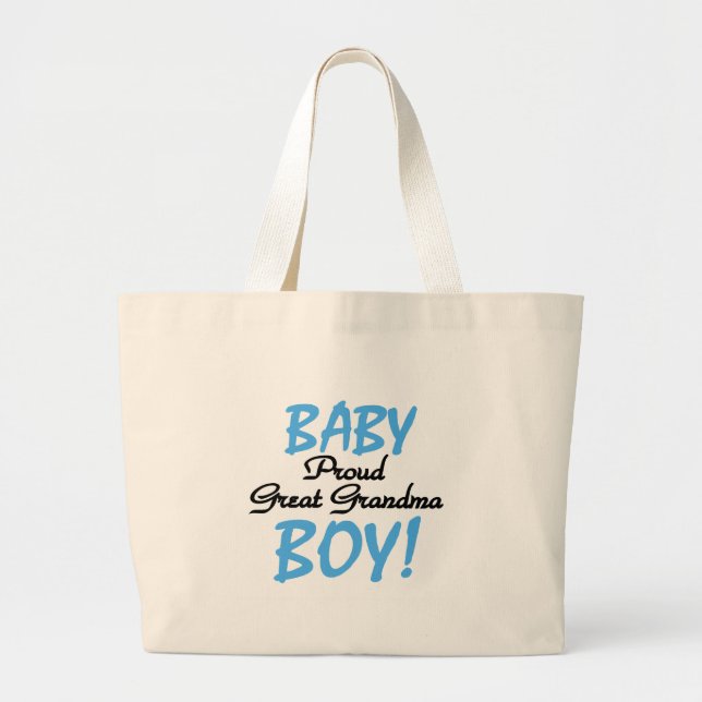 Proud Great Oma Baby Boy Tshirts und Geschenke Jumbo Stoffbeutel (Vorne)