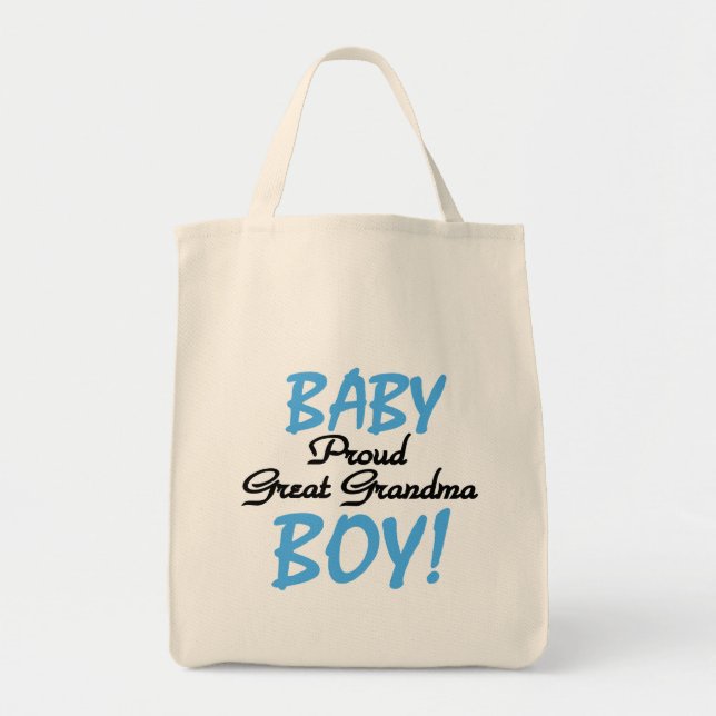 Proud Great Oma Baby Boy Tshirts und Geschenke Tragetasche (Vorne)