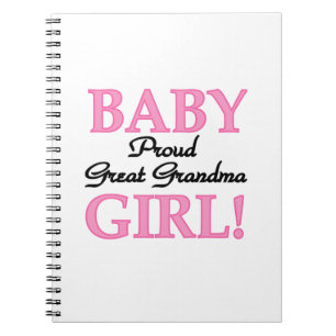 Proud Great Oma Baby Girls Notizblock