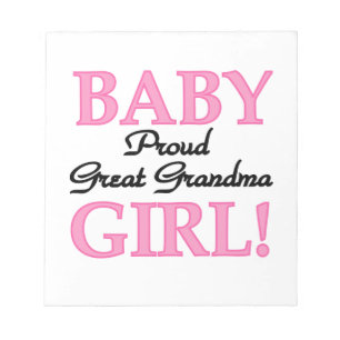 Proud Great Oma Baby Girls Notizblock