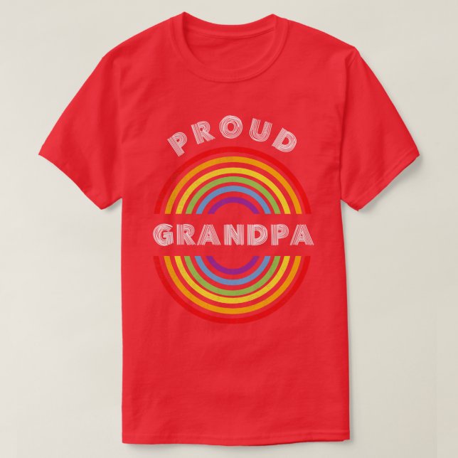 Proud Großpa Pride LGBT LGBTQ T LGBT Support P T-Shirt (Design vorne)