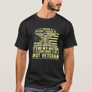 Proud GWOT Military Veteran T Shirt