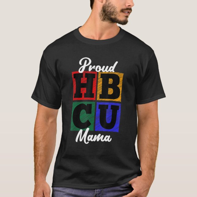 Proud HBCU Mom Vintage T-Shirt (Vorderseite)