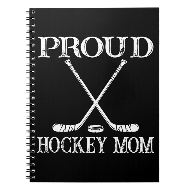 Proud Hockey-Mama Notizblock (Vorderseite)