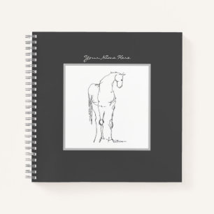 Proud Horse Spiral Notebook Notizbuch