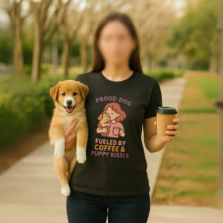 Proud Hund Mama - Niedlich Funny Pet Lover T - Shi T-Shirt