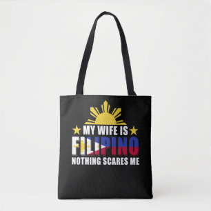Proud Husband Boyfriend Filipino Ehefrau Philippin Tasche