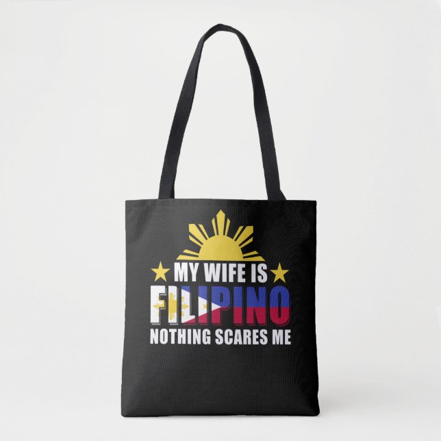 Proud Husband Boyfriend Filipino Ehefrau Philippin Tasche (Vorderseite)