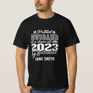 Proud HUSBAND einer Klasse von 2023 Hochschulabsol T-Shirt